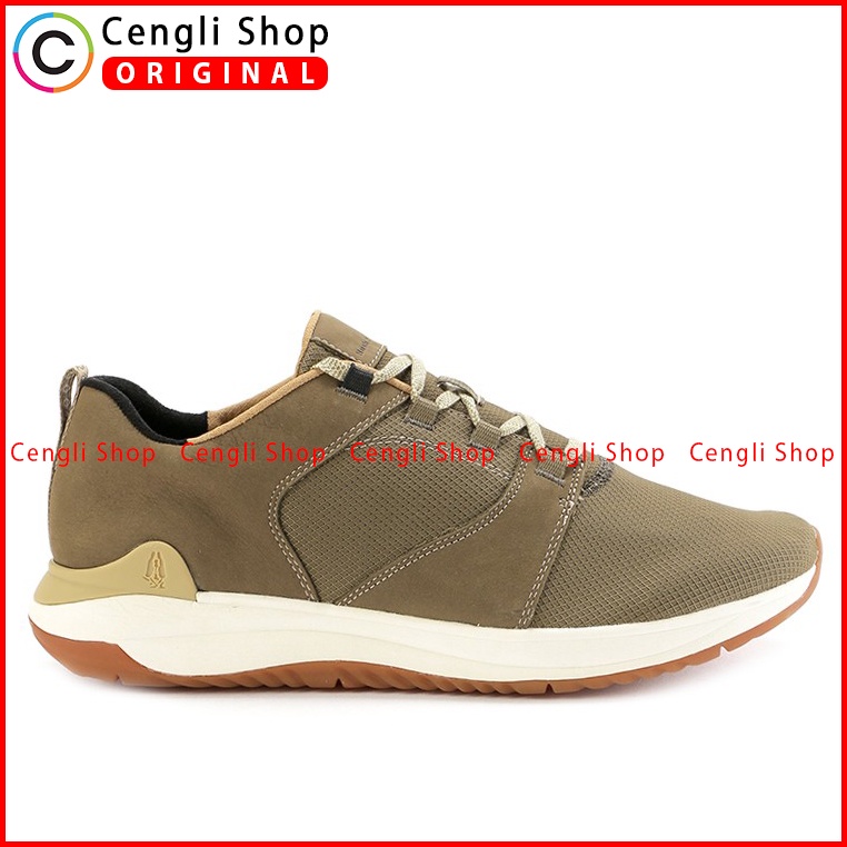 SEPATU HUSH PUPPIES PRIA ORIGINAL TERBARU SNEAKER CASUAL HIJAU HM007