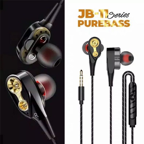 Hansdsfree Stereo JB-11 Headset Purebass Earphone With Mic