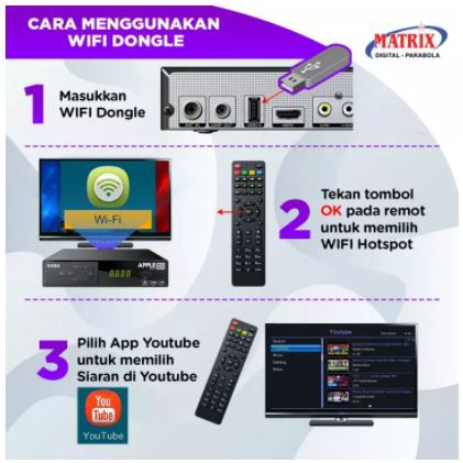 Set Top Box Tv Digital Matrix DVB T2 Apple HD EWS / set top box dvb t2 / set box tv digital / box tv digital / set top box tv tabung / stb dvb t2