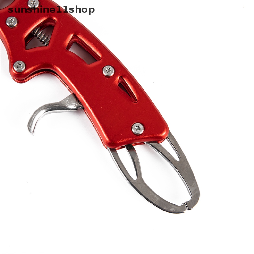 Sho Tang Penjepit Bibir Ikan Bahan Metal Ringan 21.5CM Warna Merah / Biru Dengan Tali