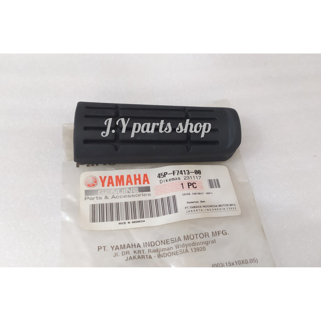 KARET FOOTSTEP FOOT STEP INJEKAN KAKI DEPAN BYSON KARBU FI ORIGINAL YGP 45P-F7413-00