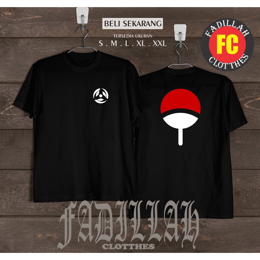 Kaos Baju Sharingan Kakashi Obito Uchiha Kaos Anime