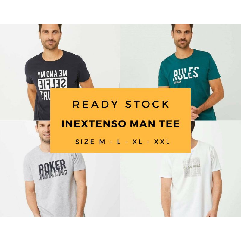 Kaos IneXtenso Pria Original