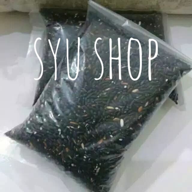 

KETAN-BERAS- KETAN HITAM SUPER HITAM PEKAT 500 GR -BERAS-KETAN.