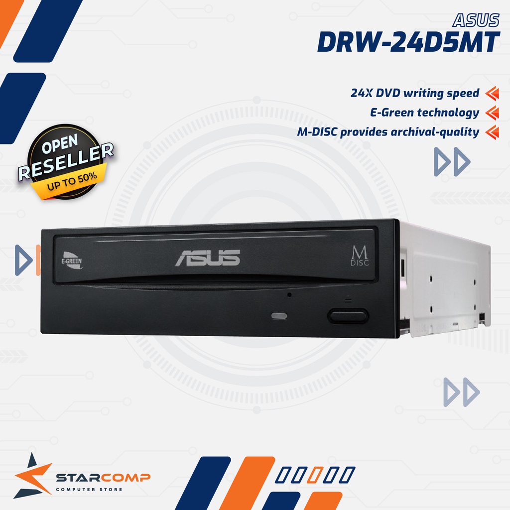 ASUS DRW-24D5MT INTERNAL DVD WRITER with MDISC Support