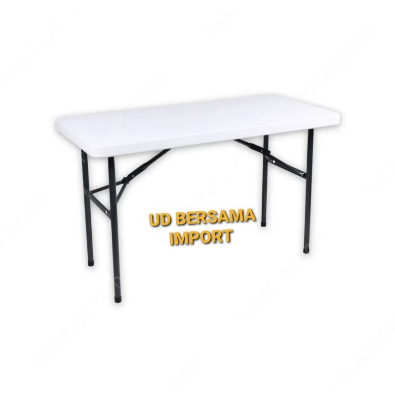 meja lipat krisbow long table 122cm meja portable 4ft