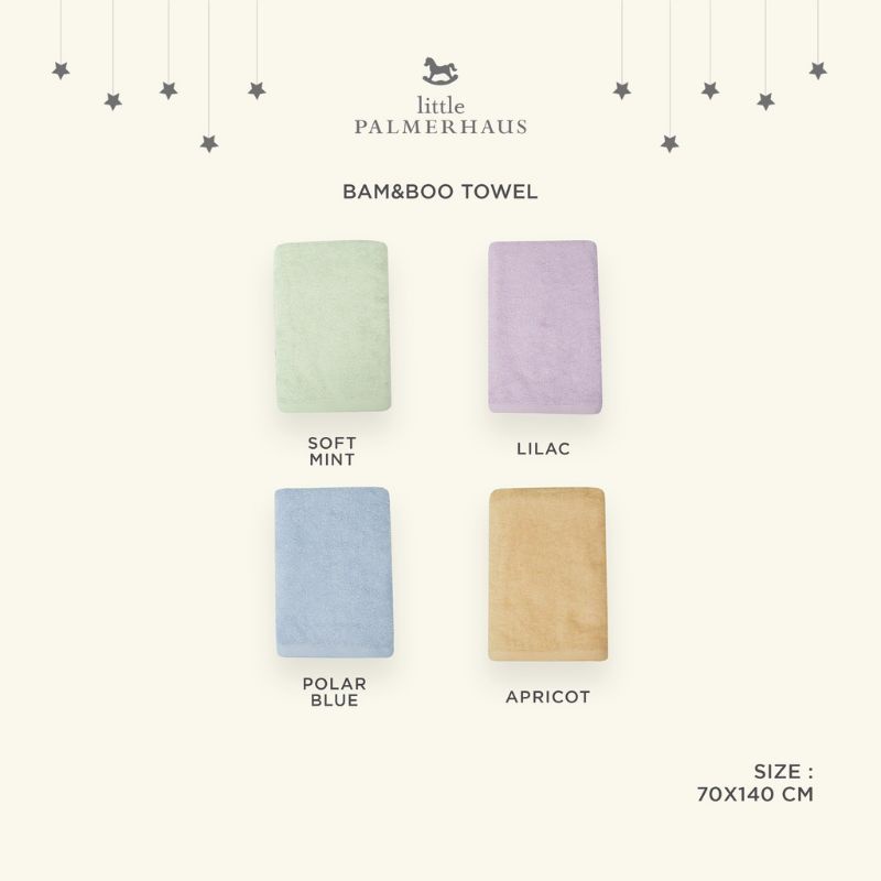 Bam &amp; Boo Bamboo Towel Big Size 70 x 140 2.0 by Little Palmerhaus