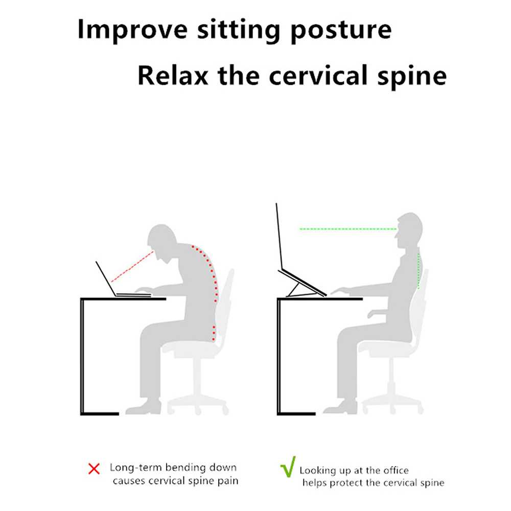 FGH Laptop Stand Aluminium Foldable Adjustable 11-17 Inch - P11