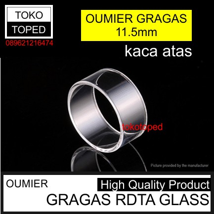 Replacement Glass for GRAGAS RDTA 11.5mm | Oumier | vapor