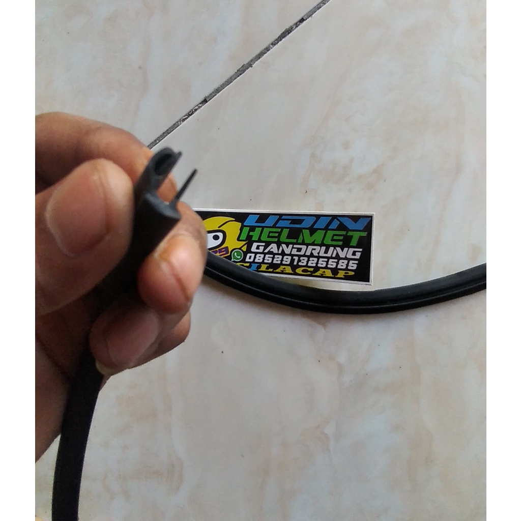 Karet List Kaca Helm VR1 & V2R/kyt vr1/kyt v2r Original Part