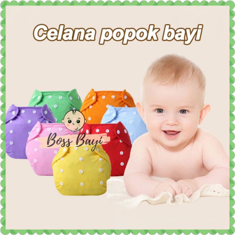 Popok Kain Berkancing /Cloth Diaper/Clodi/Diaper Bayi Bisa Dicuci