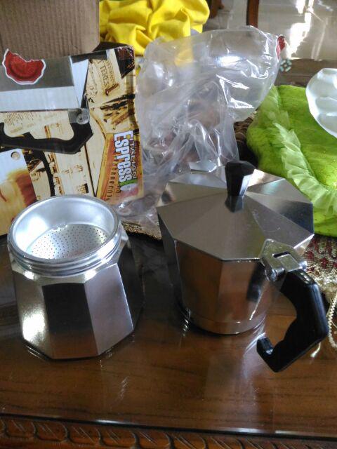 Gat Pepita Coffee Maker Italian Espresso Glass Gelas Kopi Pembuat Kopi