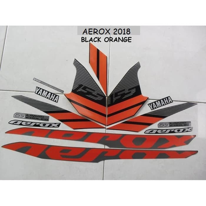 Striping Motor yamaha aerox 2017 ori luwes