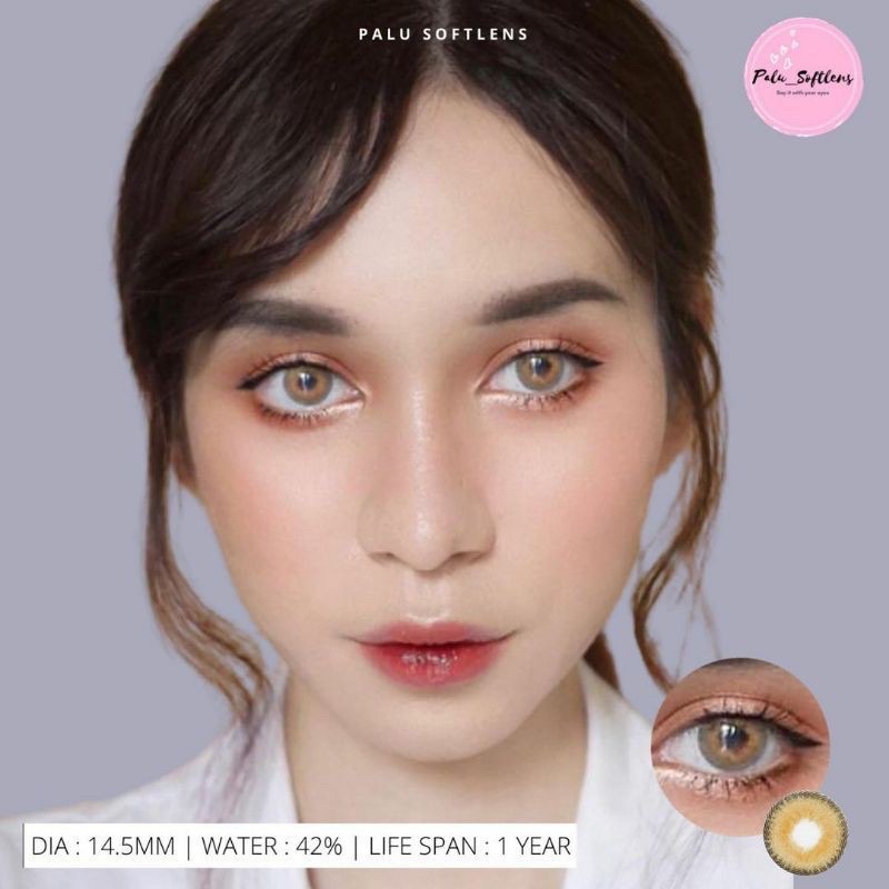 Softlens Dreamcolor1 MINUS MOONWALK BROWN (Bisa Beda Minus)