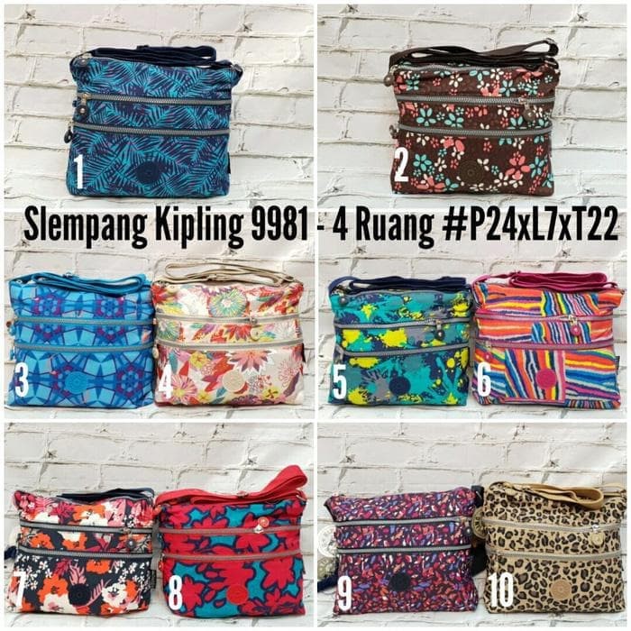 Tas Selempang Kipling Motif KP-9981