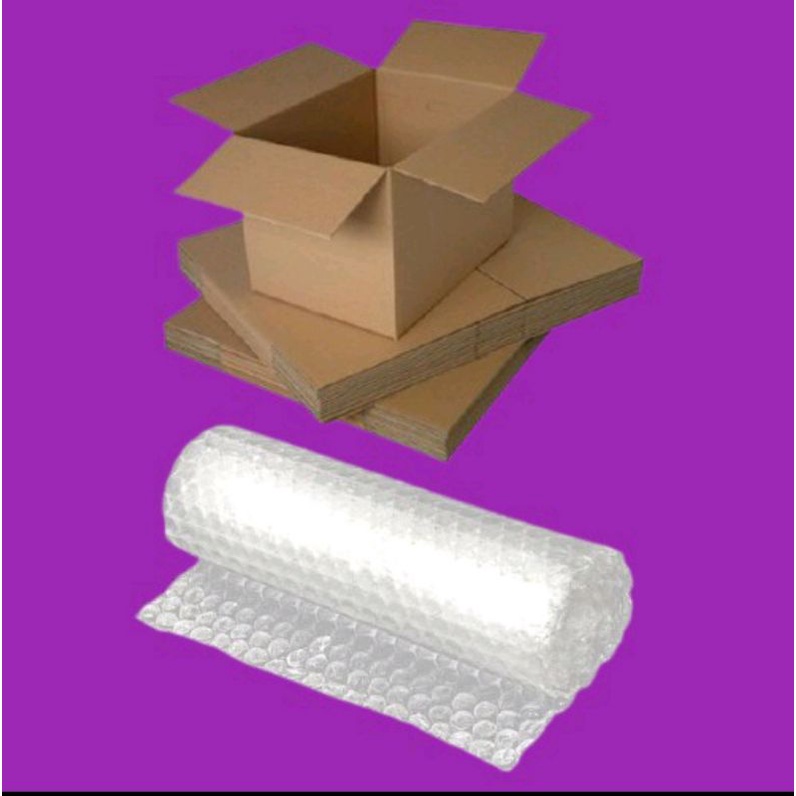 Bubble Wrap Pelindung Extra &amp; Kardus Pelindung Ekstra