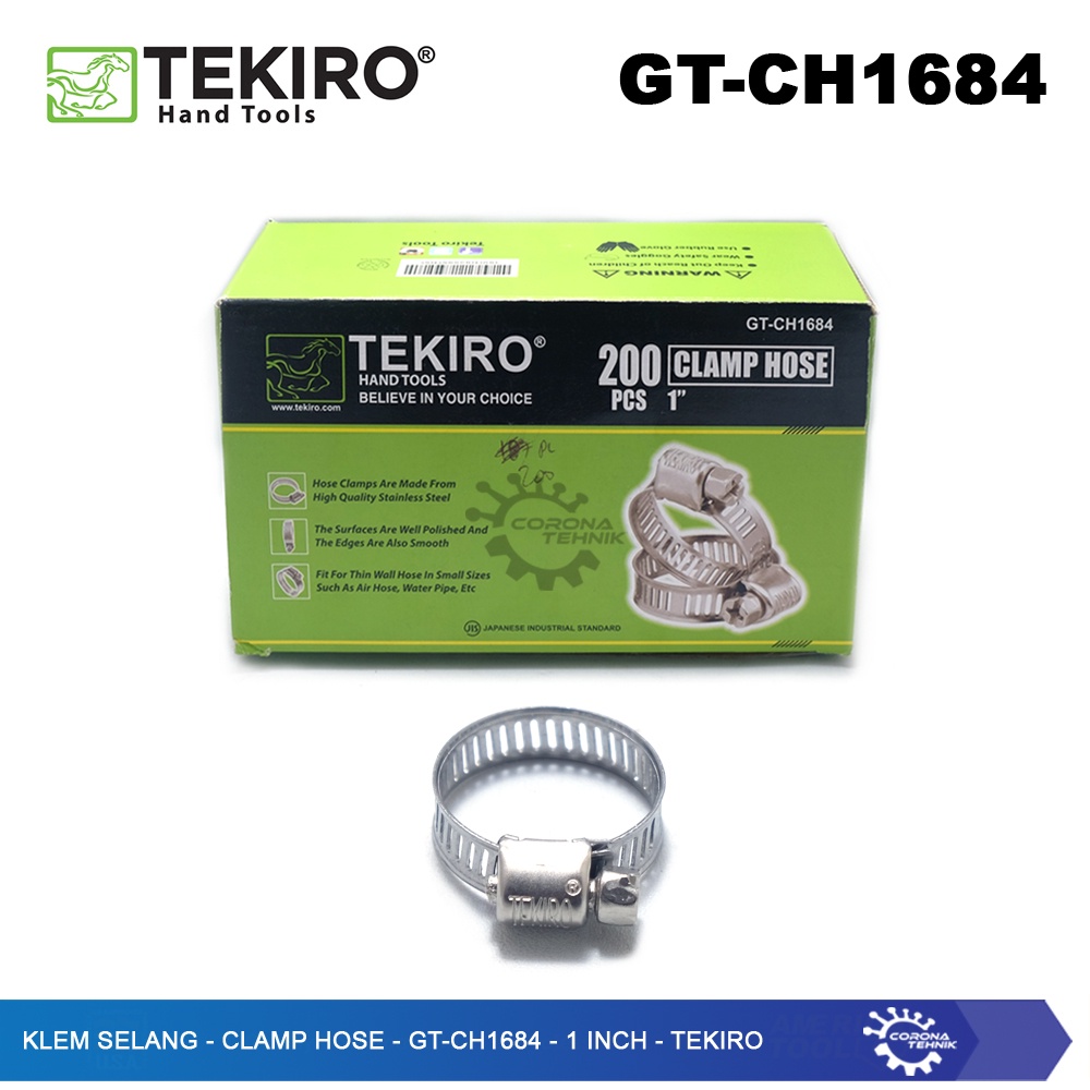 Tekiro - Klem Selang - Hose Clamp - Hose Clip