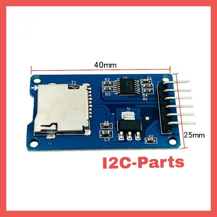 Micro SD Card Reader Writer Module For Arduino Modul Pembaca MicroSD