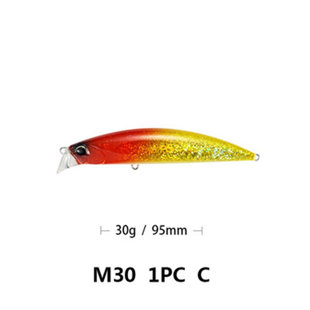Top Minnow Baits Baits 30G 95mm Tackle Bermanfaat Musim Dingin Memancing Umpan Casting Panjang