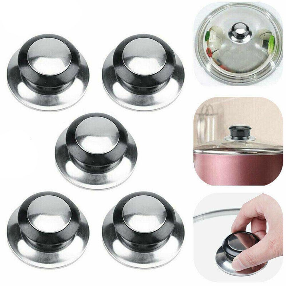 Solighter1 /2 /5Pcs Knop Tutup Panci Pegangan Pegangan Peralatan Masak Knob Sekrup Handgrip