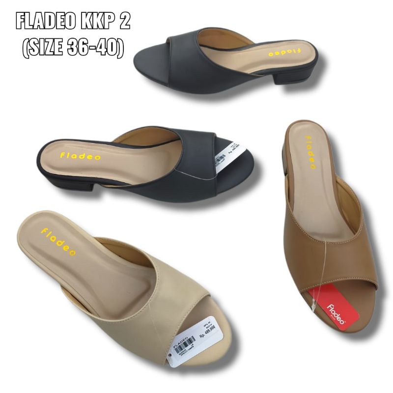 SANDAL HEELS HAK TAHU WANITA FLADEO BRANDED MATAHARI MURAH SDLHLSFLD2228