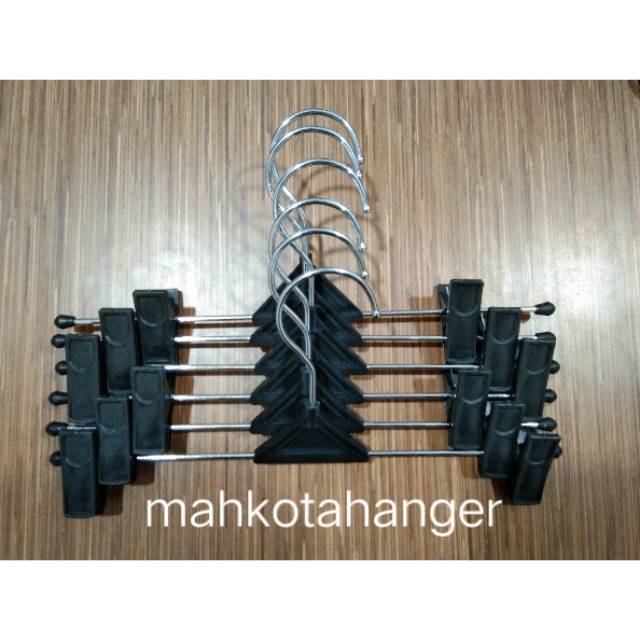 Hanger Jepit Besi 3mm (31cm) | Gantungan celana dan baju besi serbaguna