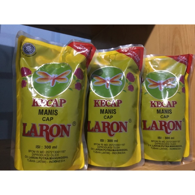 

Kecap Manis Cap Laron 300 ML Asli Tuban