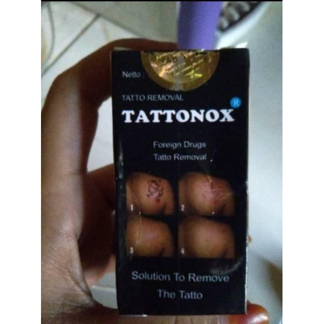 Obat Penghilang Penghapus Tatto Tato Tatonox Tattonox Asli Original