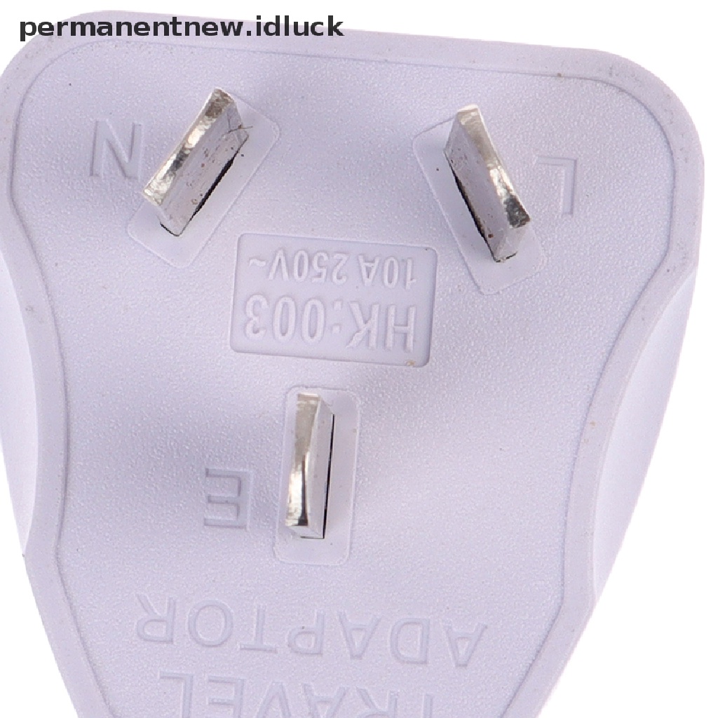 Adapter Power Plug USA EURO Asia Ke AU 3 Pin Universal Untuk Travel