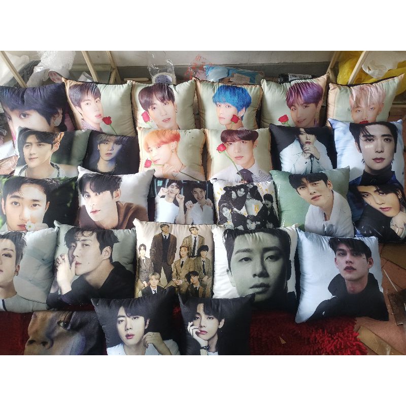 BANTAL BTS 38x38 KPOP CUSTOM TERMURAH