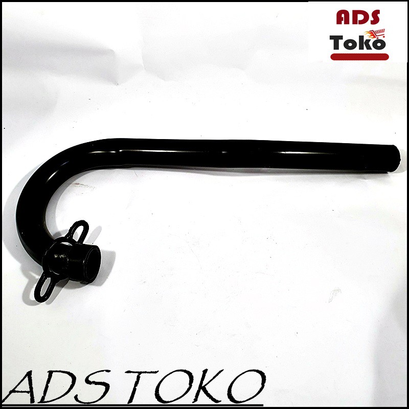 Leher Pipa knalpot Honda Hitam Xl 125 E Cb Gl Tiger Trail Custom Model Atas 1buah