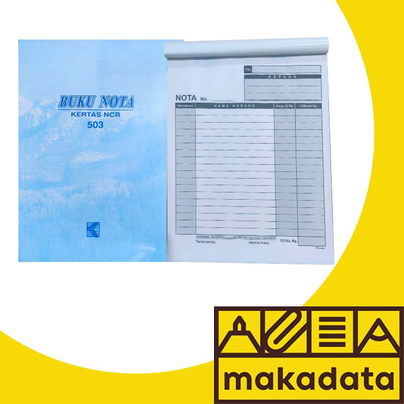 

NOTA TEGAK 1/2 FOLIO 3 RANGKAP 50 LEMBAR KURNIA (1PCS) MURAH