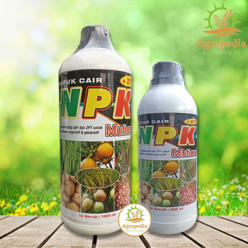 Pupuk Cair Lengkap NPK Mutiara + ZPT Untuk Menyuburkan Tanaman dan Bunga