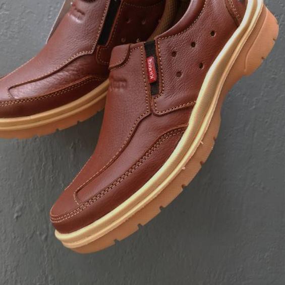 RIM206 Kickers Sepatu Casual Pria Bahan Kulit Asli Istimewa ..,,,,,,,,