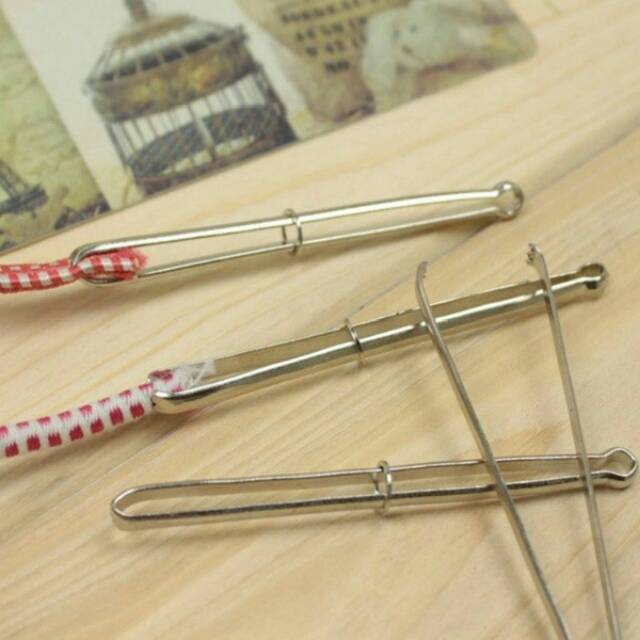 Self-Lock Tweezer Rope Clip / Pinset Penjepit Tali Kur - Tali Elastis dengan Pengunci