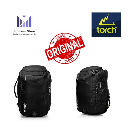 TORCH TAS RANSEL TRAVEL BACKPACK TAKAHAGI 40L BLACK - TORCH BACKPACKER - TAS