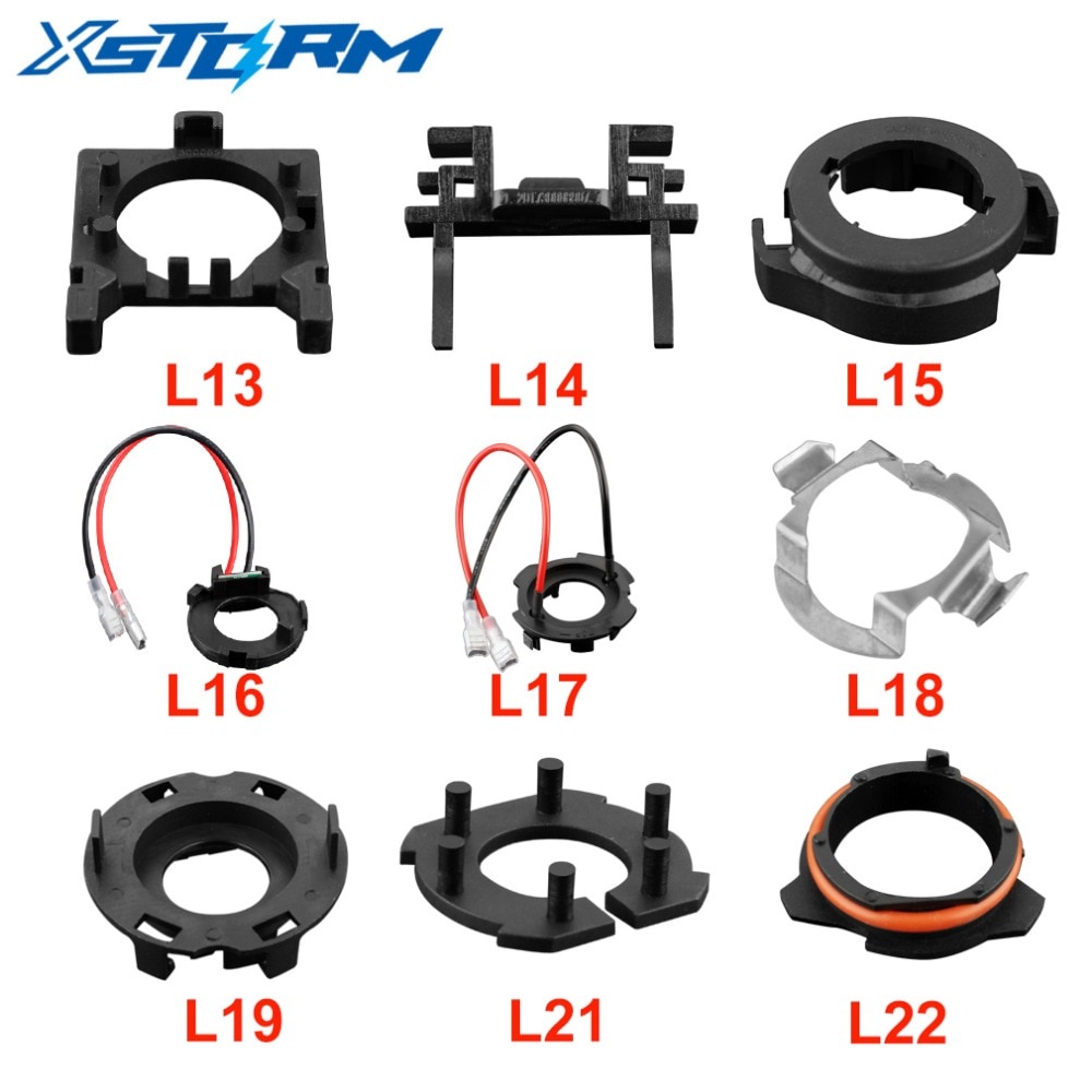 PREORDER 2Pcs H7 LED Headlight Adapter H1 H7 Bulb Holder Car Socket Base