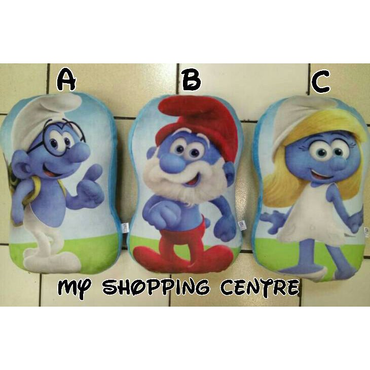 Bantal Boneka Smurfs