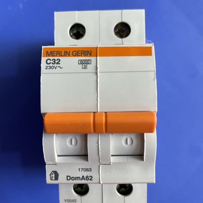 mcb 2p 32a domae merlin gerin