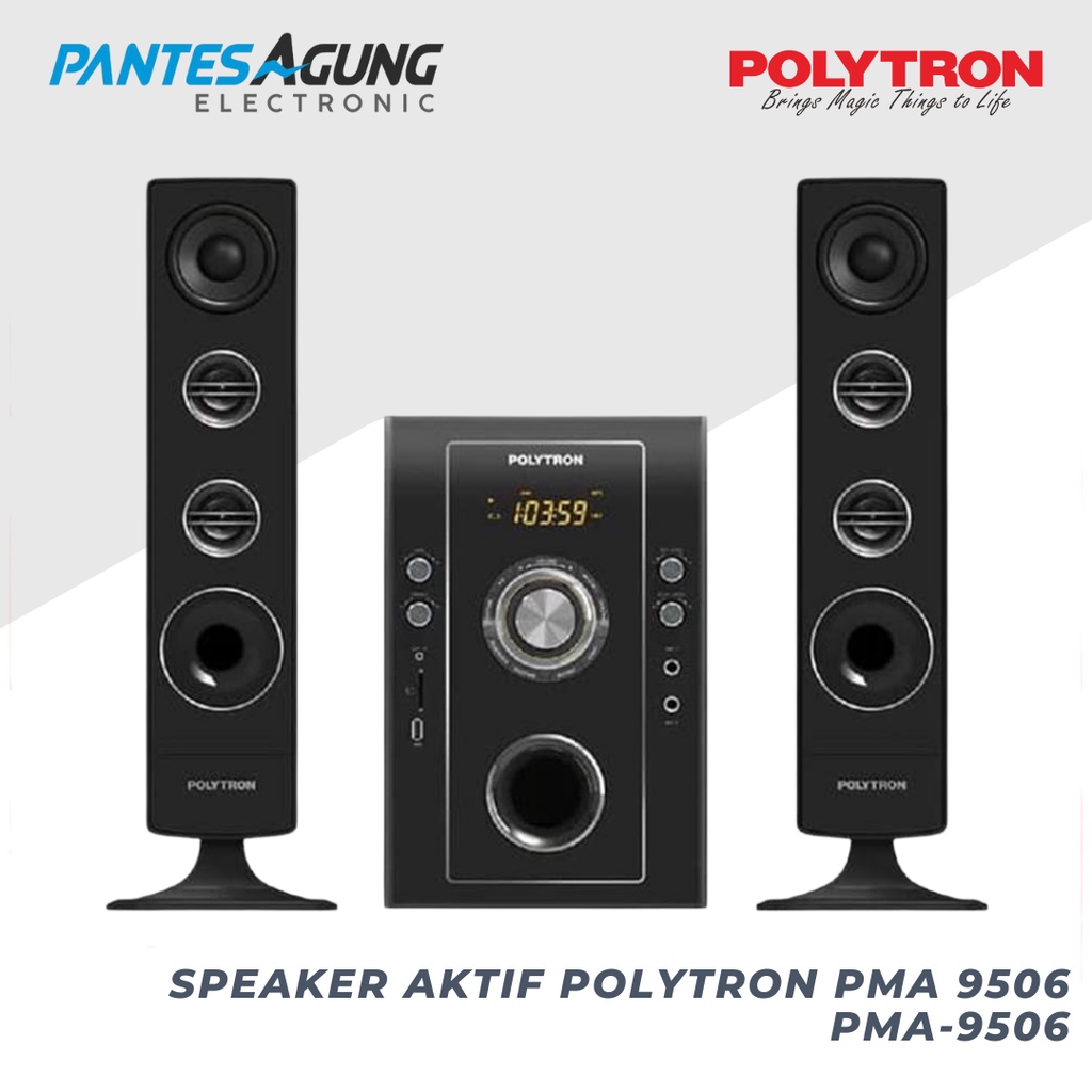 SPEAKER AKTIF POLYTRON PMA 9526 + RADIO / KARAOKE