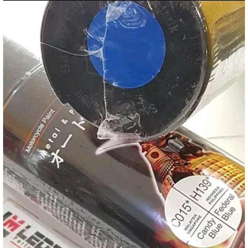 Cat Samurai Paint Candy Federal Blue H139 - candi biru H 139 - candytone - Pilox -cat semprot
