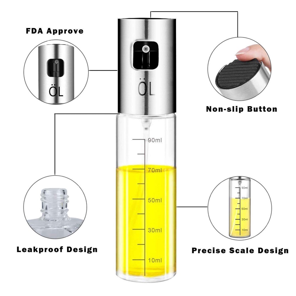 Suyo Botol Spray Minyak Portable Untuk Memasak