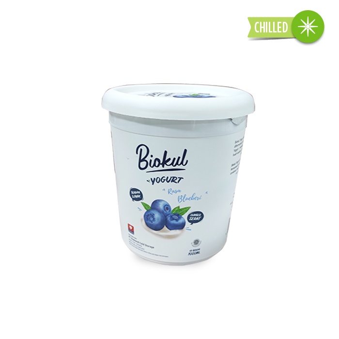 Biokul Stirred Yogurt Blueberry 1000ml