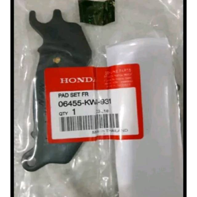 Disc pad kampas rem depan honda PCX 125 150 ori original AHM 06455-KWN-931
