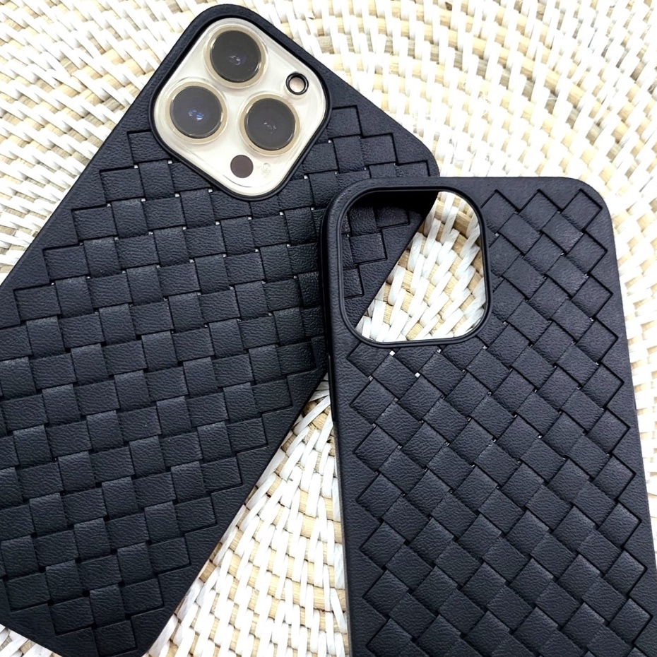 CASE intreccito SAMSUNG M02 K M31 M21 Note 8 Note 9 S21+ S21Ultra S20 S20ULTRA A7-2018 Softcase Woven B-ONT-TEG-A Soft LEATHER-KULIT ITALi Clutch LUXURY ULTRA S Hitam Black Gelap/Leather Shoulder Design Luxury Fokus PRO Veneta