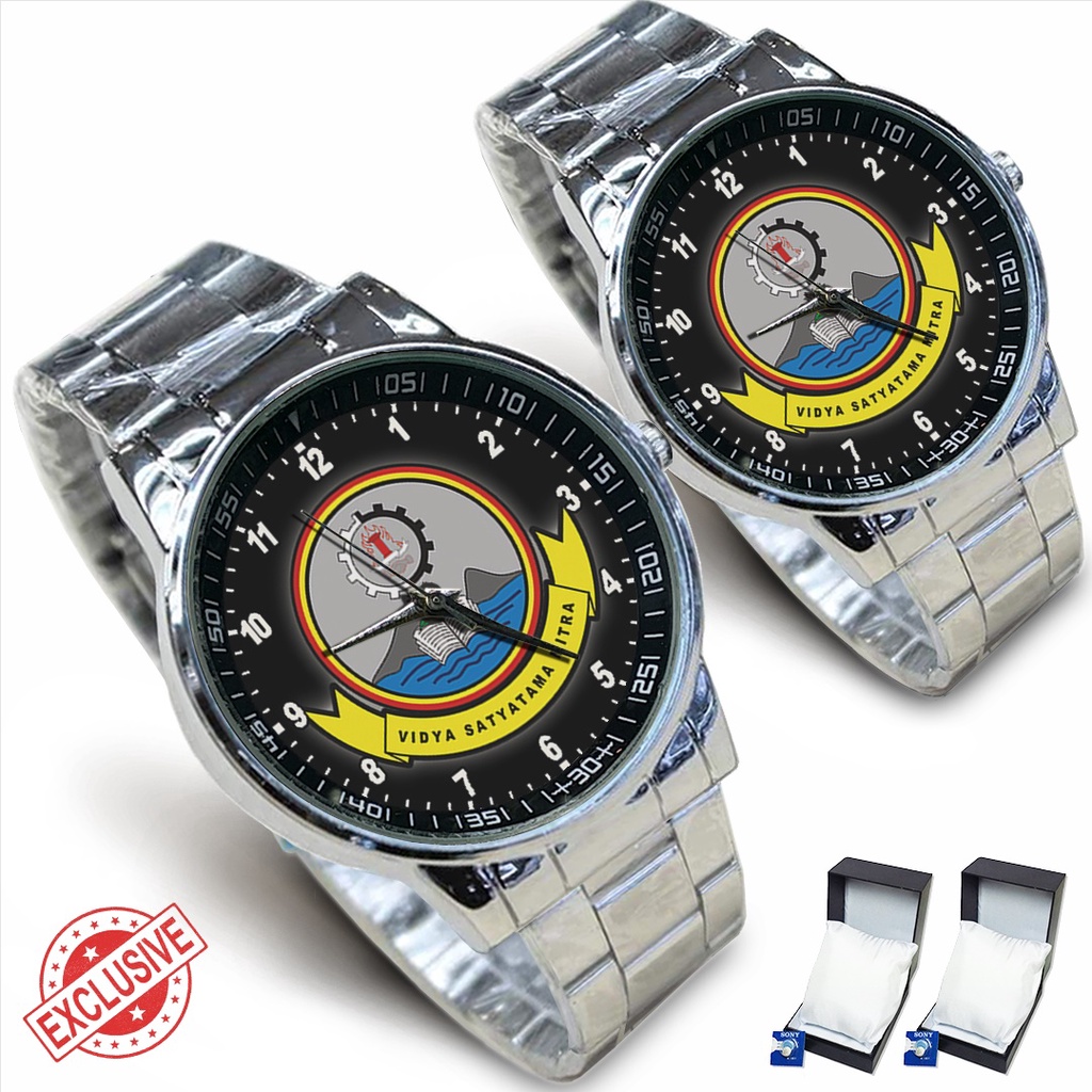 Jam Tangan Rantai Couple PUSDIK BINMAS (Keren)