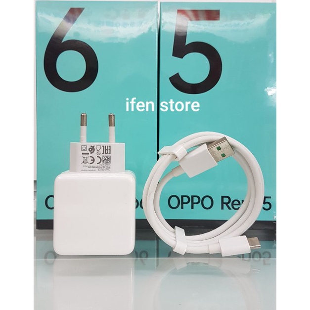 Charger Super Vooc Oppo Reno 5 ( Original )