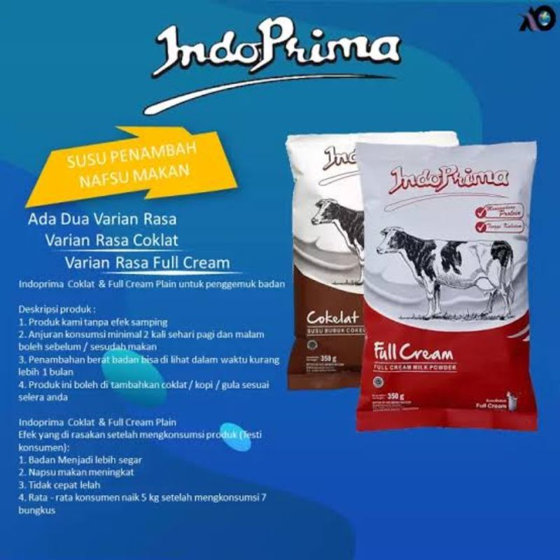 Susu Indoprima Cokelat Sachet