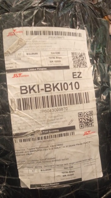 Peksi Gebyok Lengan Pendek Kemeja Batik Katun Sragenan Lapis Furing