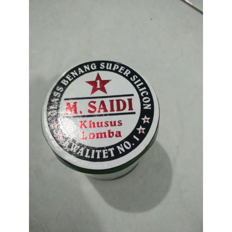 Benang gelasan katun Saidi/gelasan aduan super